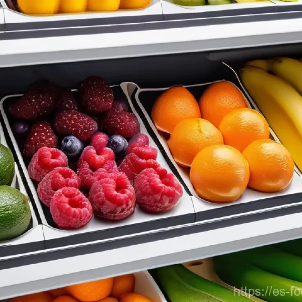 식품 공학에서의 생체모방 기술 - **Prompt for Biomimetic Food Packaging:**
    "A close-up, high-definition photograph of a futuristi...