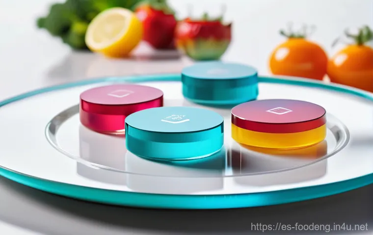 식품의 기능성 성분 캡슐화 기술 - **"The Micro-Armored Nutrient"**: A highly detailed, futuristic close-up shot of a single, vibrant b...