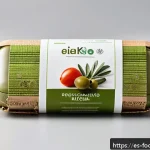 Home 18 식품 포장 인쇄 기술 - A high-resolution image of a sustainable food packaging concept designed for the Spanish market, fea...